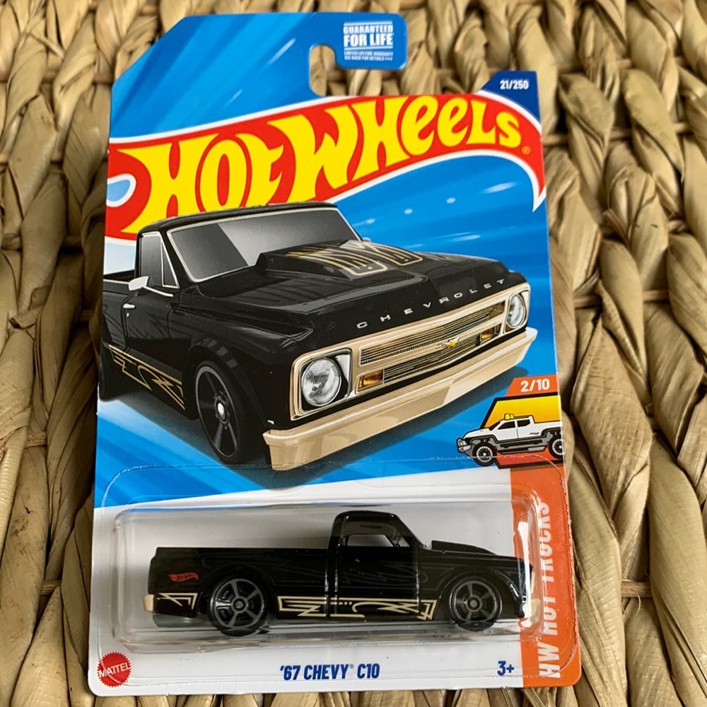 1967 Chevy C10 Pick Up Hot Truck Hot Wheels Chevrolet Hotwheels Low Rider 🆕2025